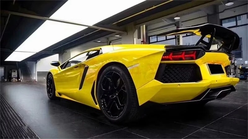 High Quality DMC Style Carbon Fiber Rear Wing Trunk Spoiler for Aventador LP700 - 4